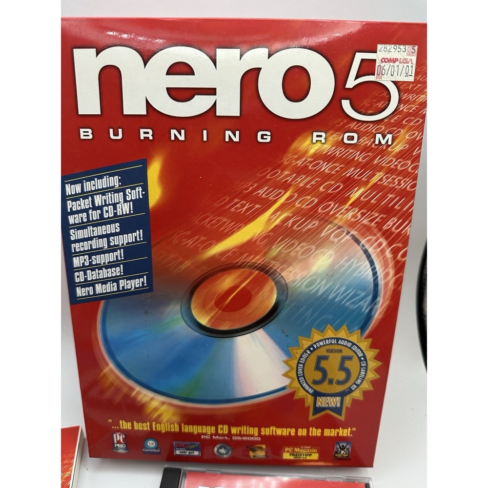 Nero 6 Ultra Edition All In One‎ Media Solution  Disk + Key Serial Number + Book